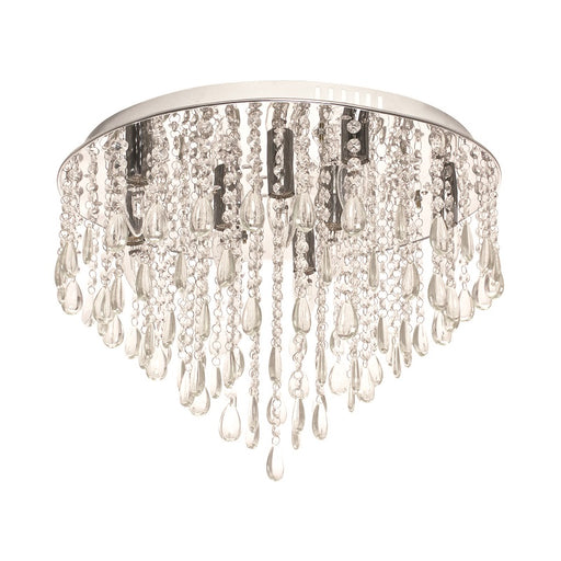 Alison Chrome and Clear Acrylic Crystal Fixed Ceiling Light - Lighting.co.za