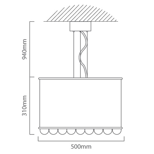Inside Out Chrome and Crystal Glass Chandelier - Lighting.co.za