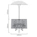 Grand Elegance Chrome and Crystal With Drum Shade Chandelier - Lighting.co.za