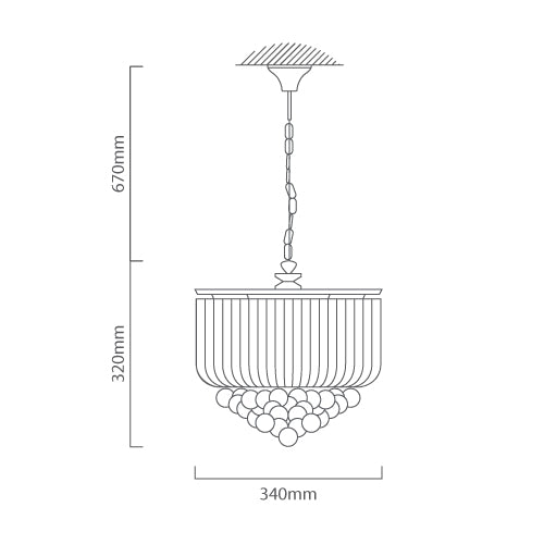 Otis Clear Acrylic And Chrome 3 | 5 Light Chandelier - Lighting.co.za