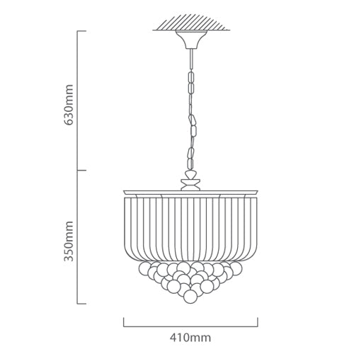 Otis Clear Acrylic And Chrome 3 | 5 Light Chandelier - Lighting.co.za