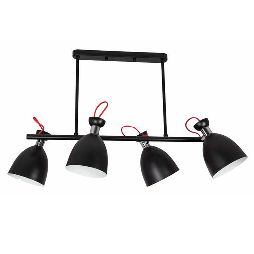 Sloan Black 4 Light Linear Pendant Light - Lighting.co.za