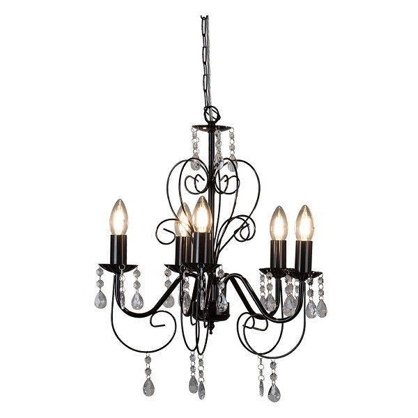 Cleo 5 Arm Chandelier - Lighting.co.za