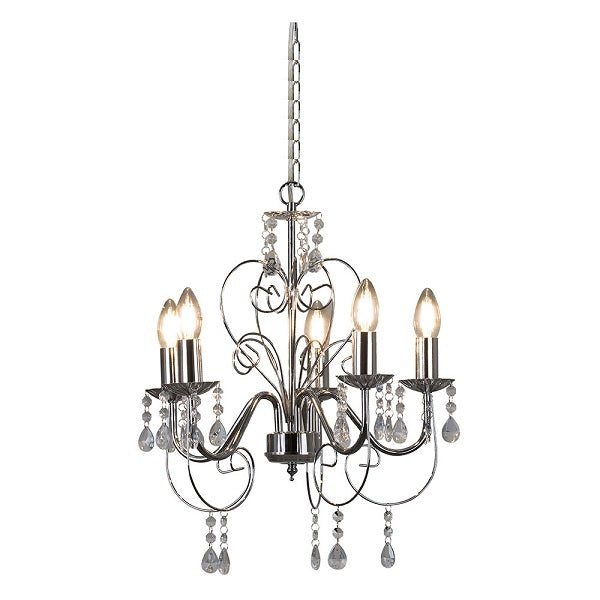 Cleo 5 Arm Chandelier - Lighting.co.za
