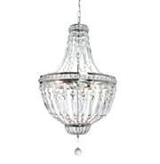 Grand Waterfall Chrome And Crystal Glass Chandelier - Lighting.co.za