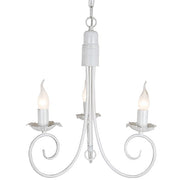 Ophelia Fossil White 3 | 5 | 8 Light Chandelier - Lighting.co.za
