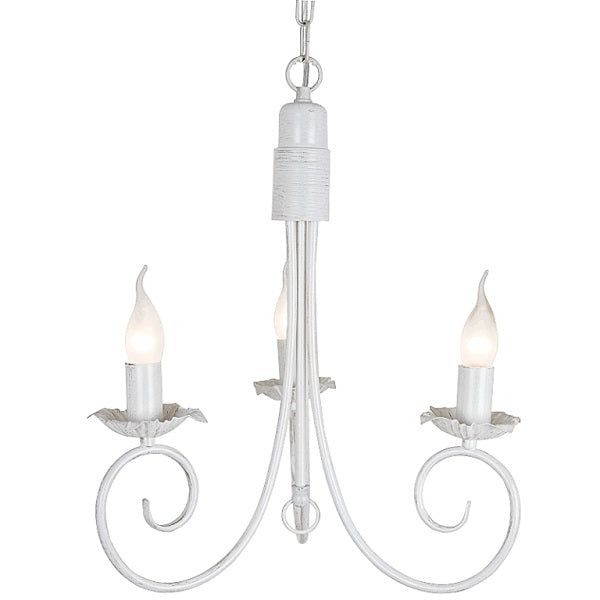 Ophelia Fossil White 3 | 5 | 8 Light Chandelier - Lighting.co.za
