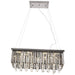Cirrus LED Rectangle Clear K9 Crystal Chandelier - Lighting.co.za