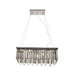 Cirrus LED Rectangle Clear K9 Crystal Chandelier - Lighting.co.za