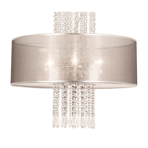 Brislee Chrome and Clear Crystal Drop Chandelier - Lighting.co.za