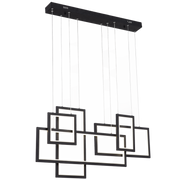 Vermont Modern Rectangular Black or White Pendant Light - Lighting.co.za