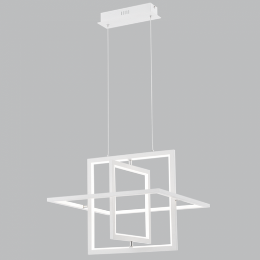 Vermont Modern Square Black or White Pendant Light - Lighting.co.za