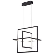 Vermont Modern Square Black or White Pendant Light - Lighting.co.za