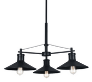 Cellar 3 Light Black Pendant Light - Lighting.co.za