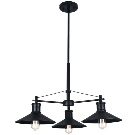 Cellar 3 Light Black Pendant Light - Lighting.co.za