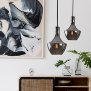 Contour Large Clear | Smoke | Amber Glass Pendant Light - Lighting.co.za