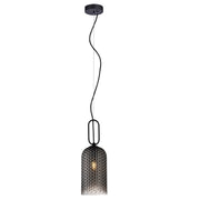 Cypress Clear | Amber | Smoke Textured Glass Pendant Light - Lighting.co.za