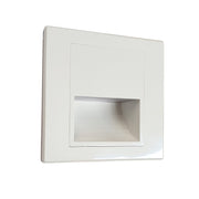 Capla White Square Indoor 1.5 Watt LED Step Light - Lighting.co.za