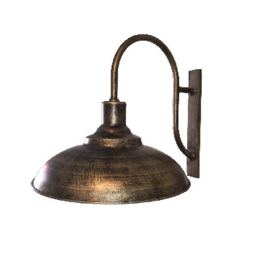 Murano Black or Antique Brass Industrial Wall Light - Lighting.co.za