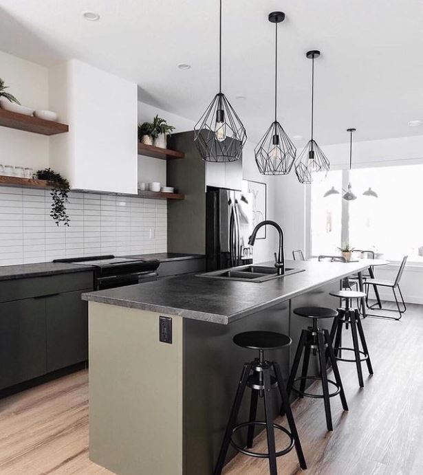 Carlton Diamond Black Or Copper Wire Shade Pendant Light - Lighting.co.za