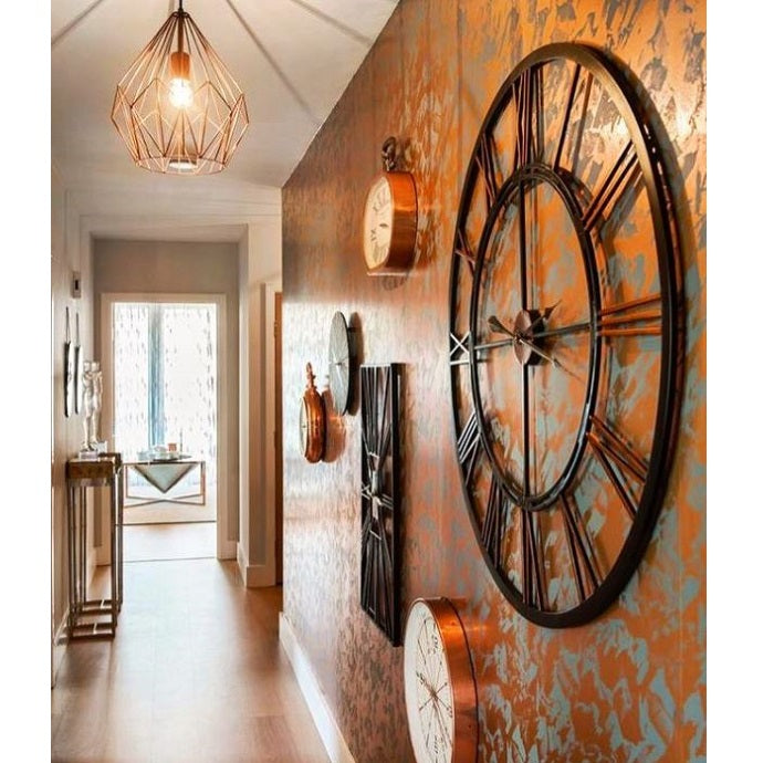 Carlton Diamond Black Or Copper Wire Shade Pendant Light - Lighting.co.za