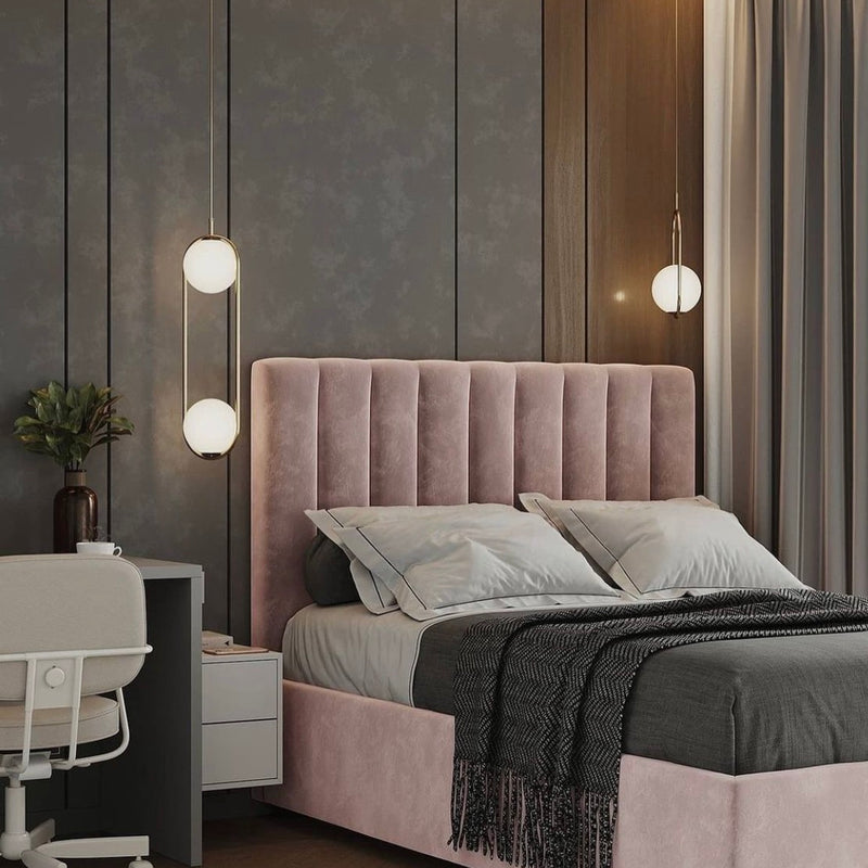 Chic Graphite Black or Antique Brass Single Glass Dome Pendant Light 2 Sizes - Lighting.co.za