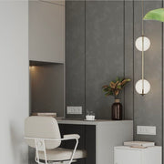 Chic Double Glass Dome Black or Antique Brass Pendant Light - Lighting.co.za