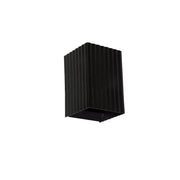 Clara Black Or White Ribbed Down Facing Wall Light - Lighting.co.za
