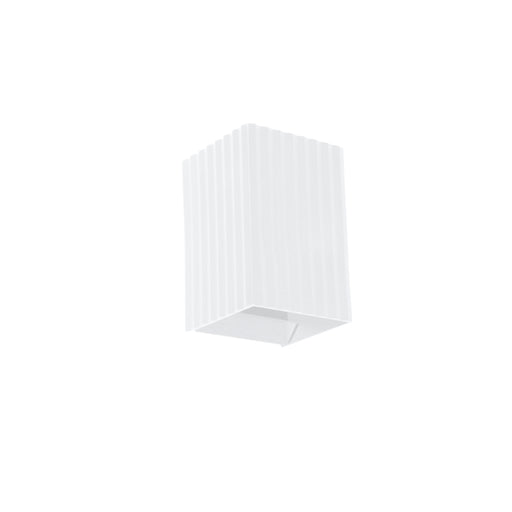 Clara Black Or White Ribbed Down Facing Wall Light - Lighting.co.za