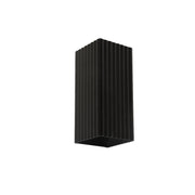 Clara Black Or White Ribbed Up Down Facing Wall Light - Lighting.co.za