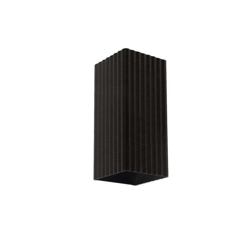 Clara Black Or White Ribbed Up Down Facing Wall Light - Lighting.co.za