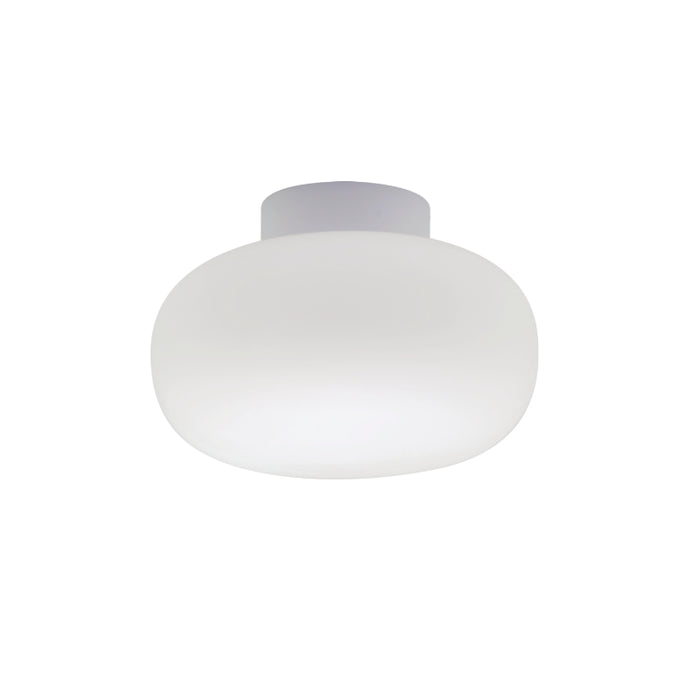 Comet White and Opal Glass Spazio Ceiling Light 2 Sizes - Lighting.co.za