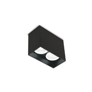 Cubo 2 Rectangular Black or White GU10 Surface Mounted Down Light - Lighting.co.za