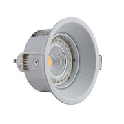 White or Satin Chrome Anti-Glare GU10 Fixed Recessed Downlight - Lighting.co.za