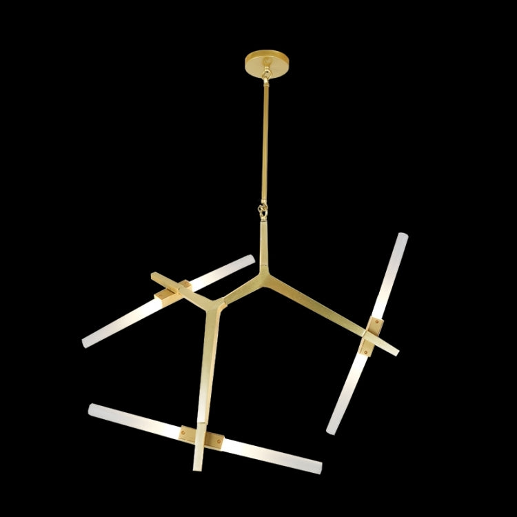 Foundry Satin Gold 3 | 10 Light Pendant Light - Lighting.co.za