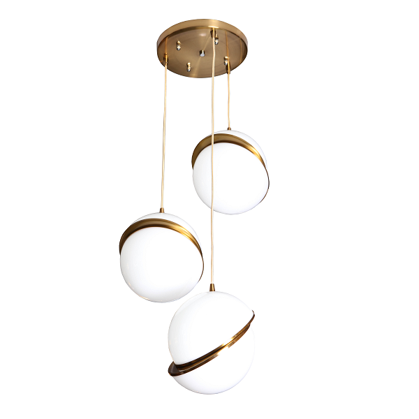 Acrylic and deals gold pendant light