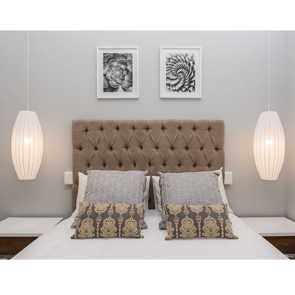 Bubble Papi Long White Fabric Pendant Light - Lighting.co.za