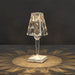 Dune Diamond Clear or Smoke Acrylic Rechargeable Table Lamp - Lighting.co.za