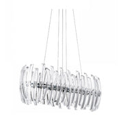 Drifter Oval Large Clear Glass Finn Pendant Light - Lighting.co.za