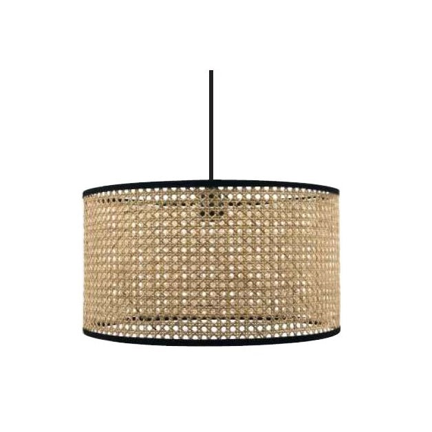 Dutch Open Woven Rattan Cane Shade Pendant Light — Lighting.co.za