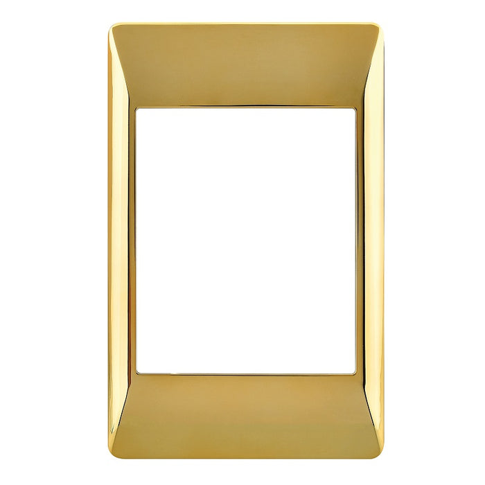 Look Chrome|Silver|Gold|Black 2 x 4 Light Switch Cover Plate Only - Lighting.co.za