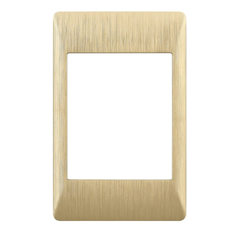 Look Chrome|Silver|Gold|Black 2 x 4 Light Switch Cover Plate Only - Lighting.co.za