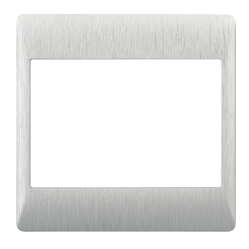 Look Chrome|Silver|Gold|Black 4 x 4 Light Switch Cover Plate Only - Lighting.co.za