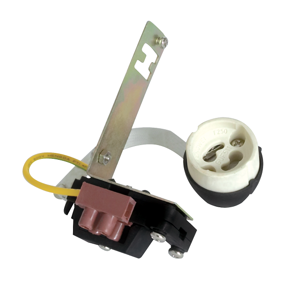 GU10 Lamp Holder With Earth Silicone Wires - Lighting.co.za