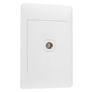 Look White TV Socket 2x4 Switch Plate - Lighting.co.za