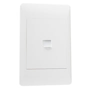 Look White Telephone Socket 2x4 Switch Plate - Lighting.co.za