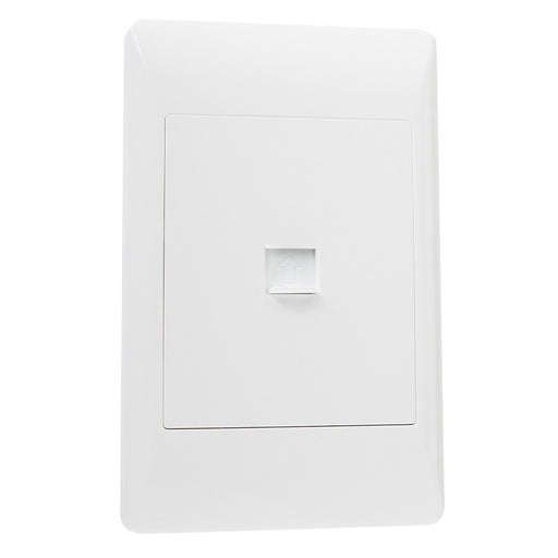 Look White Telephone Socket 2x4 Switch Plate - Lighting.co.za