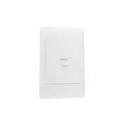 Look White Telephone Socket 2x4 Switch Plate - Lighting.co.za