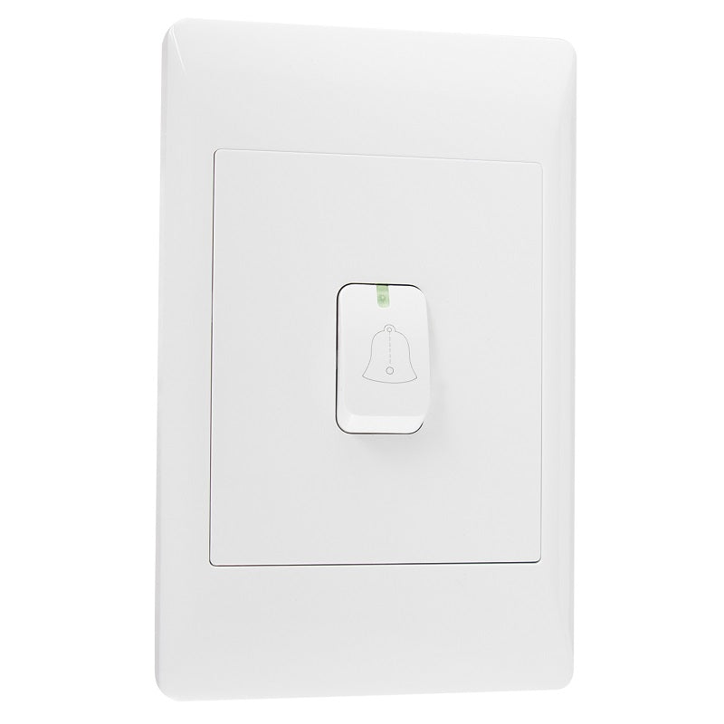 Look White Door Bell 2x4 Switch Plate - Lighting.co.za