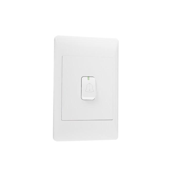 Look White Door Bell 2x4 Switch Plate - Lighting.co.za